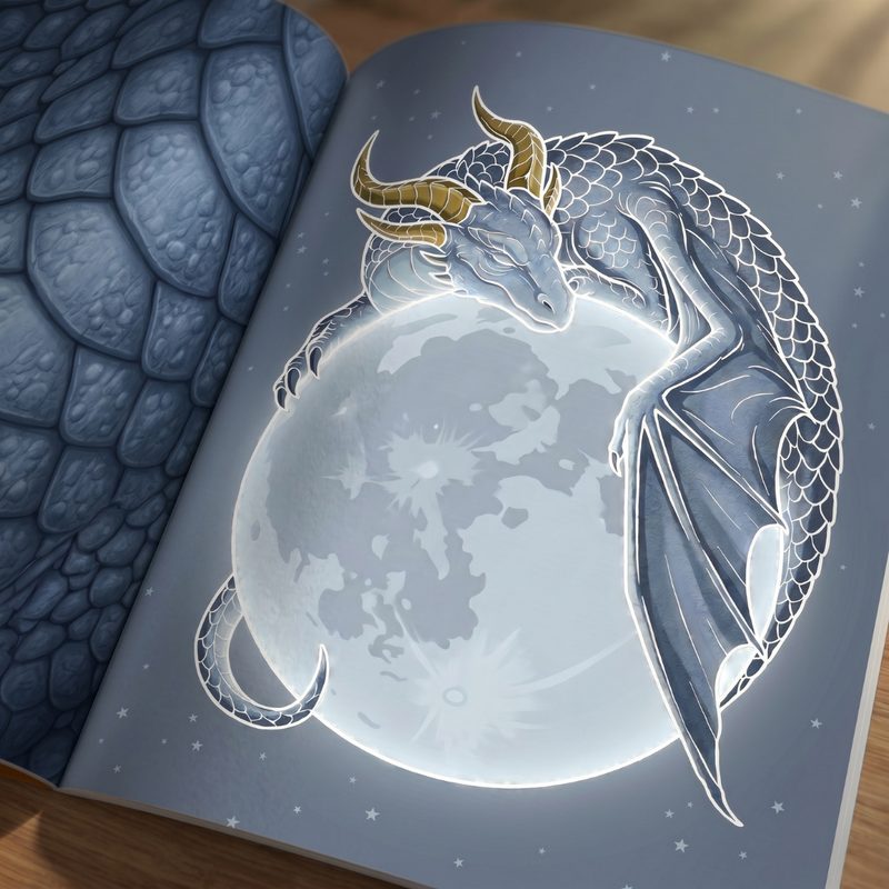 Inkalia coloring technique illustration