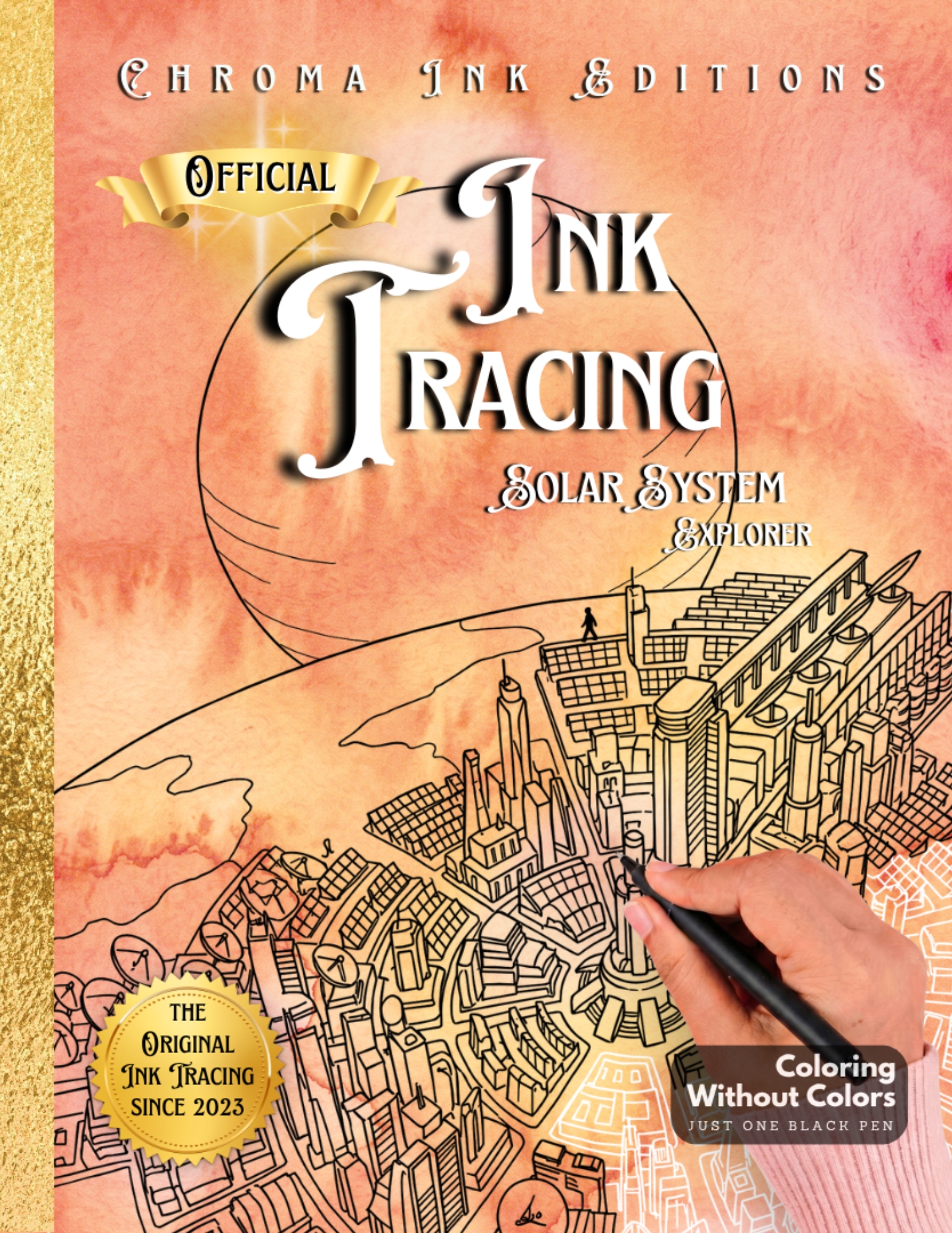 Inkalia Hidden Cities Vol. 4 — Coming Soon Ink Tracing Coloring Book