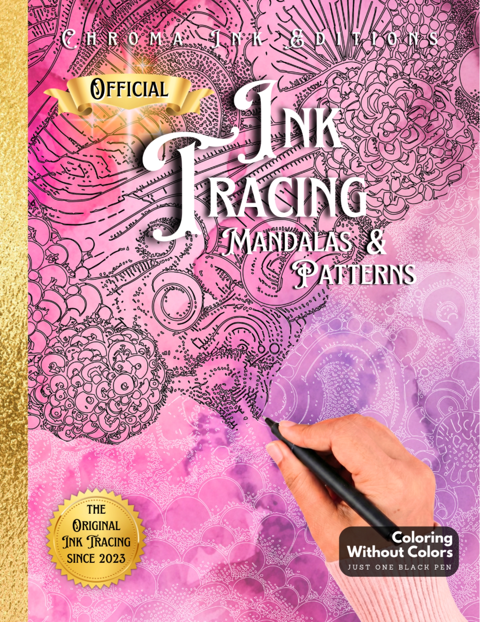 Inkalia Mandalas Vol. 1 — Ink Tracing Coloring Book