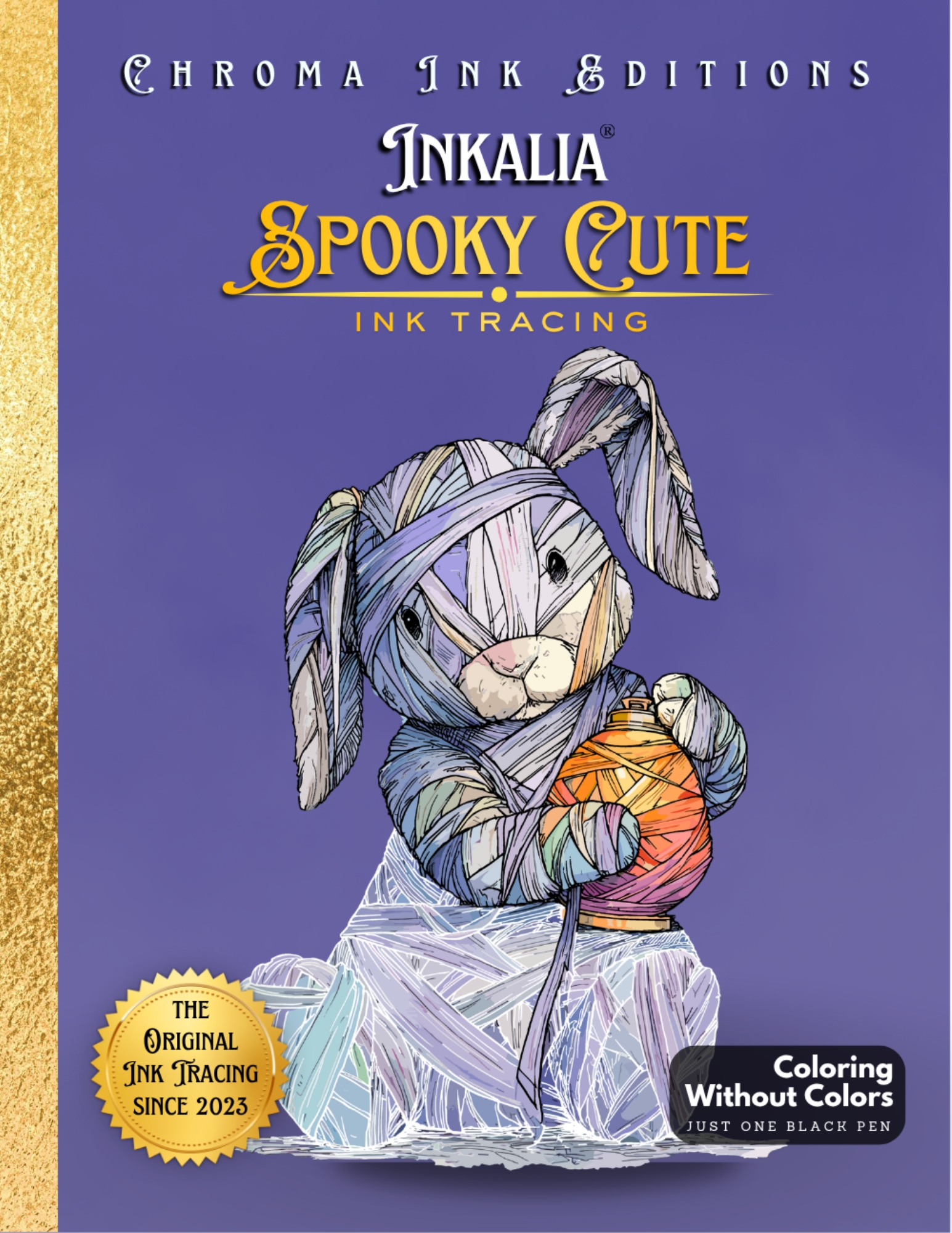 Spooky Cute — Inkalia Halloween Ink Tracing Coloring Book
