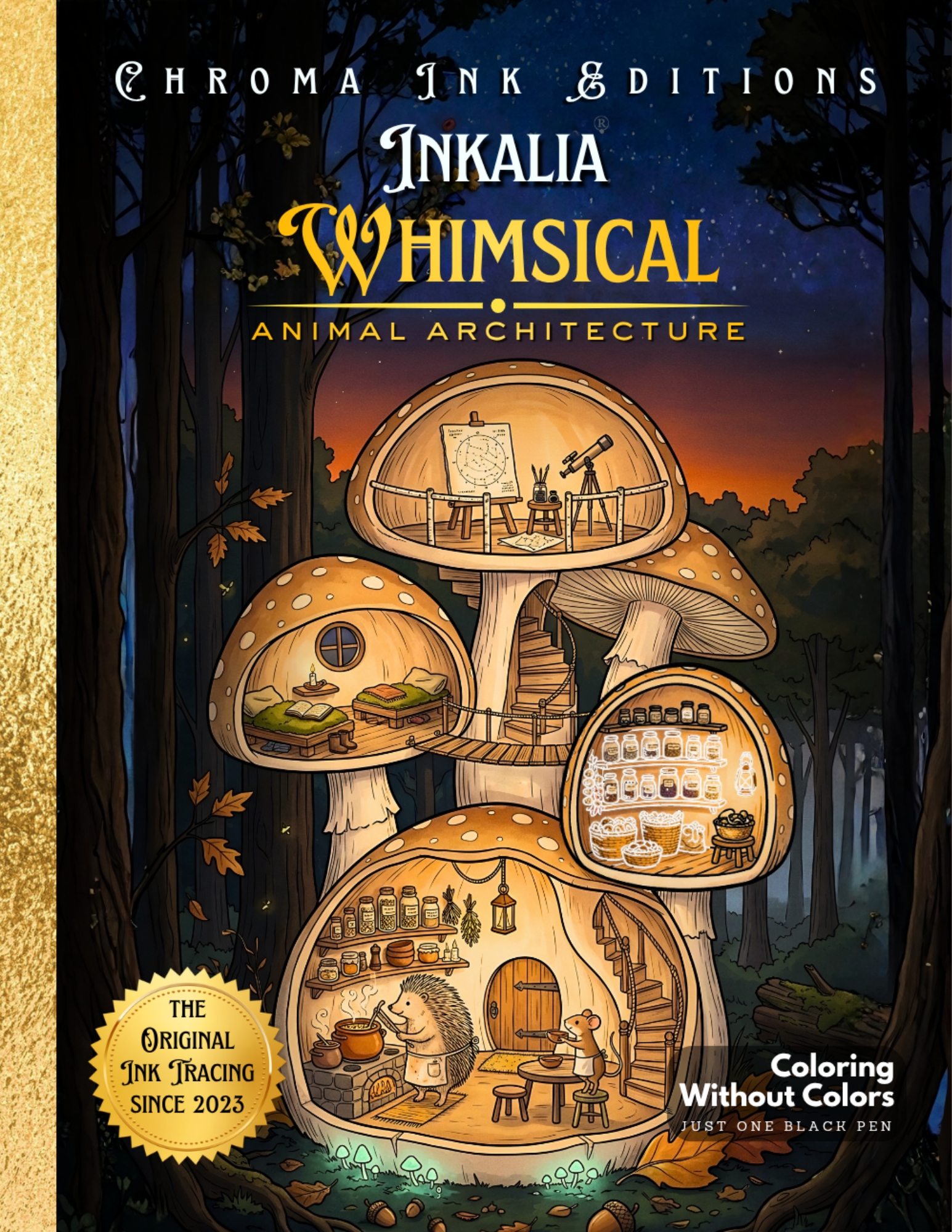 Whimsical Animal Architecture Vol. 2 — Inkalia Ink Tracing Coming Soon